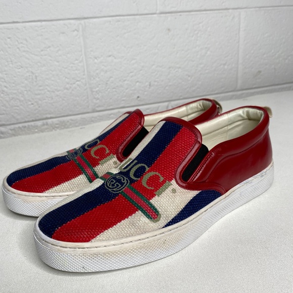 Gucci logo Sylvie slip-on sneakers men’s size 8 main image 6